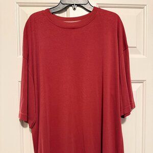 mens burma bibas tshirt red size xl